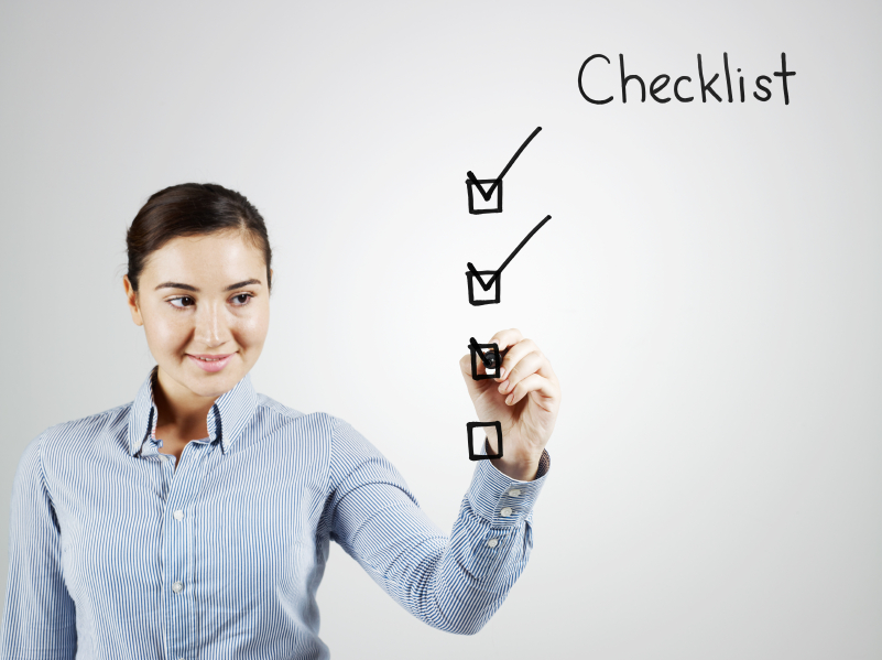 checklist for sales success